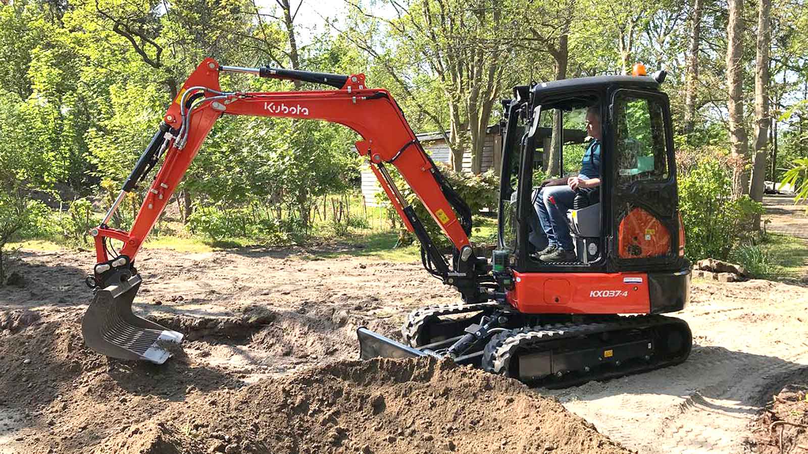 Kubota KX037-4 Mini Ekskavatör